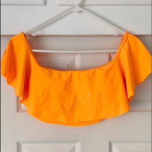 BNWOT Flounce Off-The-Shoulder Bikini Top
